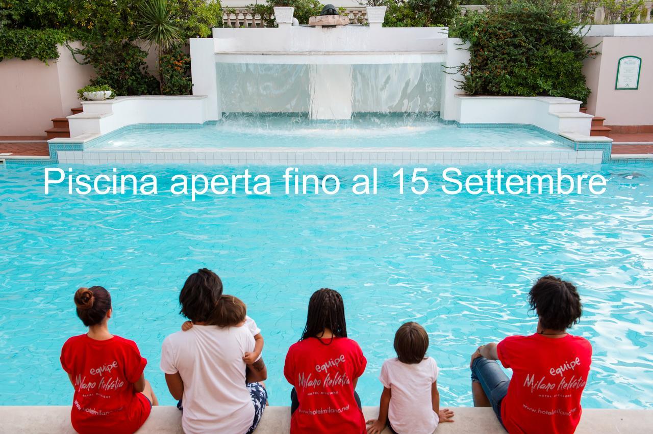 Hotel Milano Helvetia - In Centro Con Piscina Riccione Ngoại thất bức ảnh